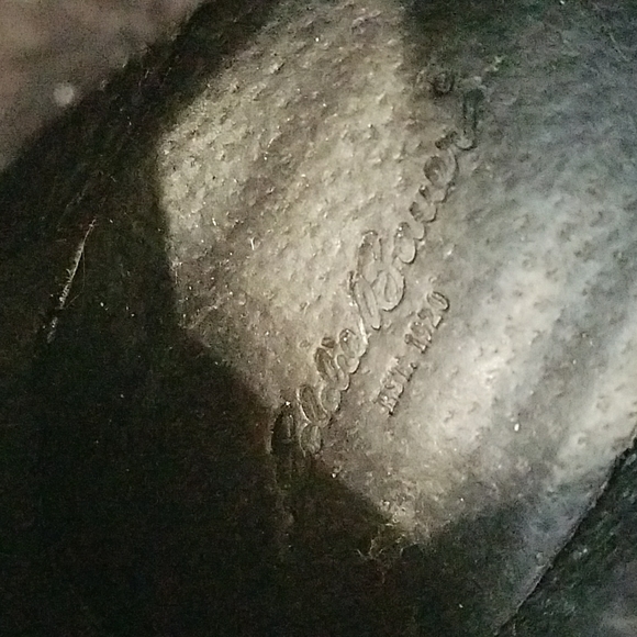 Eddie Bauer made in Italy 9.5 Calf high Boot Heel Zipper pretty Brown Leather - Picture 14 of 14